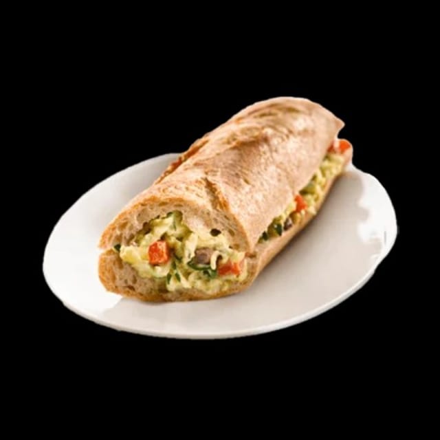 Ham & Fresh Tomato Stuffed Bread.