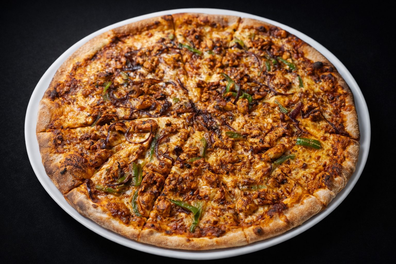 Chicken Tikka Pizza.