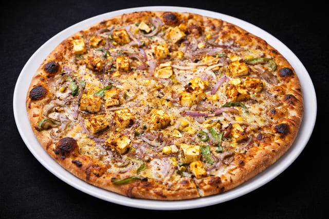Paneer Tikka Pizza.